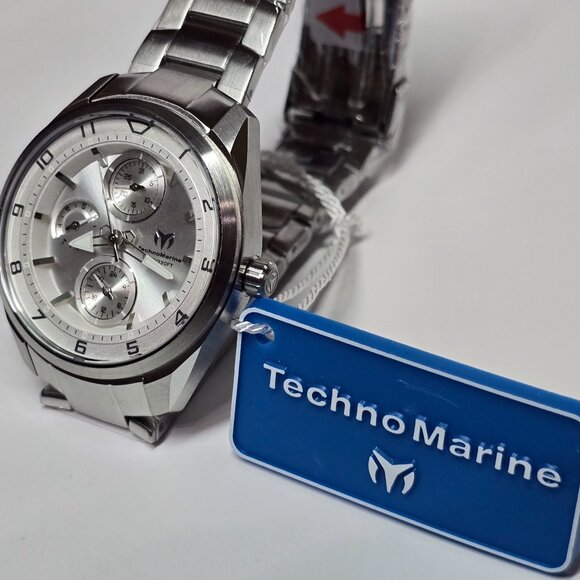 Technomarine Women's Watch Ocean Quantum Quartz Silver Dial Bracelet TM-318109 - Picture 6 of 10